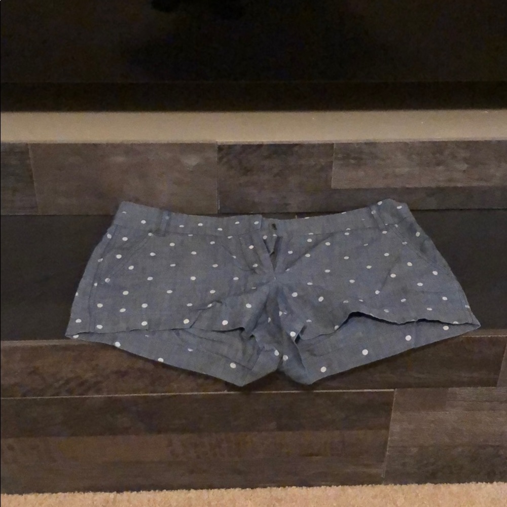 J Crew polka dot shorts